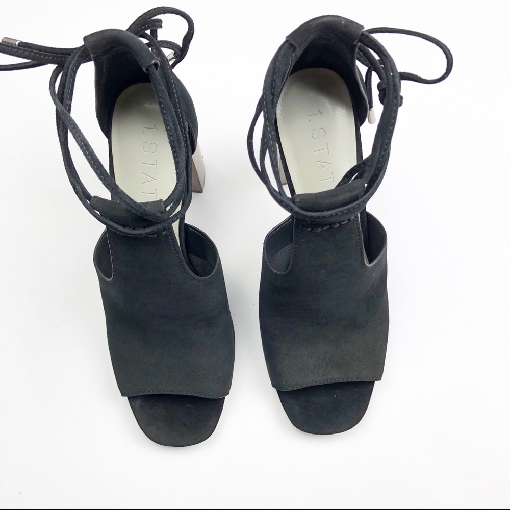 1. State Tilya Bootie Profile Sandal Block Heel - Picture 2 of 4